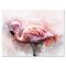 Designart - Portrait of Pink Flamingo V - Farmhouse Canvas Wall Art Print